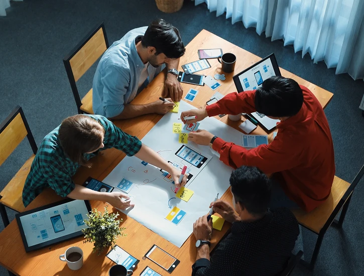 design team brainstorming